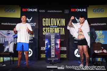 Live Stream: Golovkin vs. Szeremeta DAZN Weigh In
