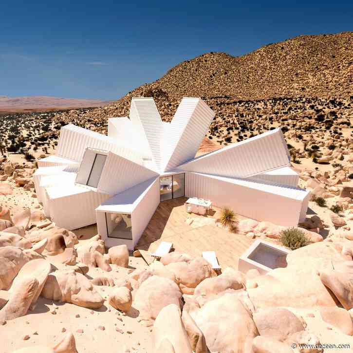 Unbuilt shipping container house for Joshua Tree on sale for $3.5 million