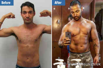 Skinny entrepreneur says becoming vegan has transformed him into a muscular millionaire making $5M-a-year - The Sun