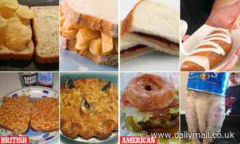 Americans and Brits mock each other's food, from chip butties to Hershey's chocolate - Daily Mail