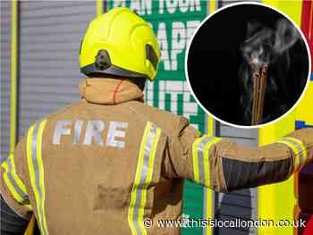 Warning on incense sticks as woman saved from Croydon fire