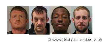 Police searching for four wanted men in north west London