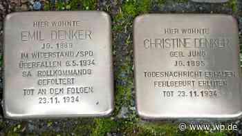 Stolperstein erinnert in Neunkirchen an Opfer der SA - Westfalenpost