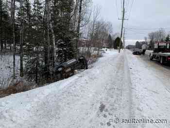 Single-Vehicle rollover slows traffic