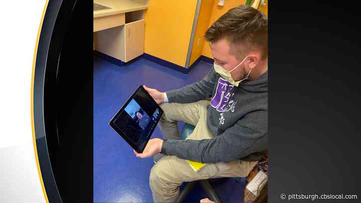 Pittsburgh Penguin Sidney Crosby Virtually Visits Kids At UPMC Children’s Hospital