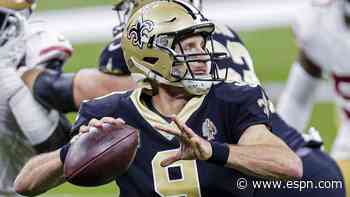 Brees set for Saints return, but Thomas ruled out
