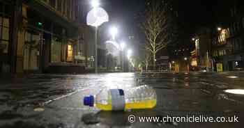 15 pictures show mostly deserted streets in Newcastle on 'Black Eye Friday'