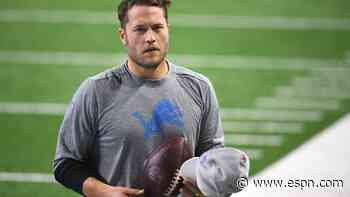 Lions list Stafford as questionable, Ragnow as out