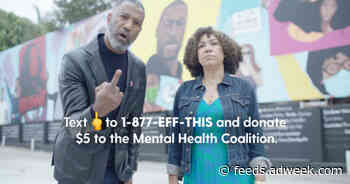 Mental Health Campaign Gives 2020 a Big Middle Finger
