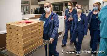 Shuttered Coon Rapids roller rink pivots to pizza for hospital workers