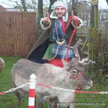 Beaumont Primary School organises a special festive treat for youngsters ­— a visit by two reindeers