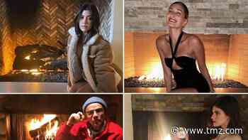 Stars Gettin' Lit By The Fireplace -- Bring The Heat!