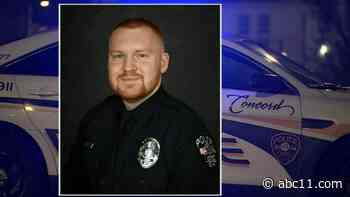 'We lost a family member': Concord police hold candlelight vigil for officer killed in the line of duty