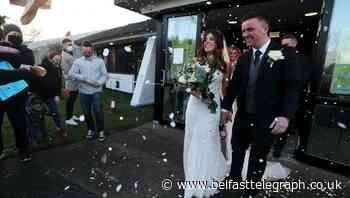 Couple tie the knot after postponing big day twice due to Covid-19