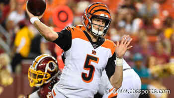 Ryan Finley to start for Bengals against Steelers on 'Monday Night Football,' Brandon Allen out