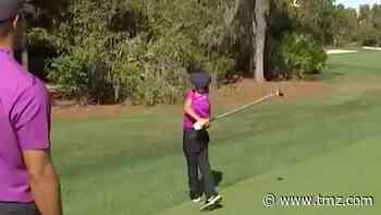 Tiger Woods' Son, Charlie, Sinks an Eagle After Incredible Tee Shot