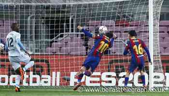 Lionel Messi equals Pele’s single-club scoring record as Barcelona held