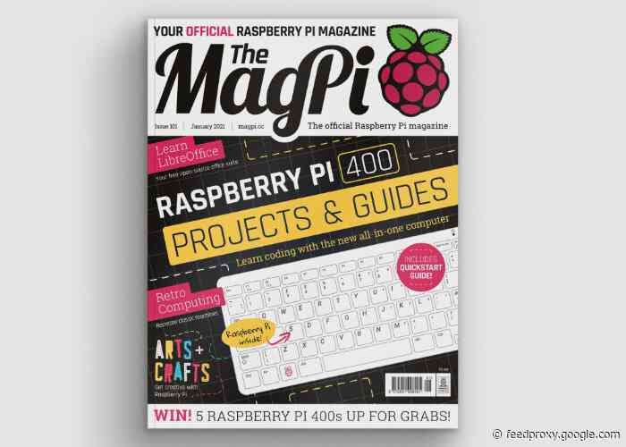Raspberry Pi 400 projects and guides featured in this months MagPi magazine
