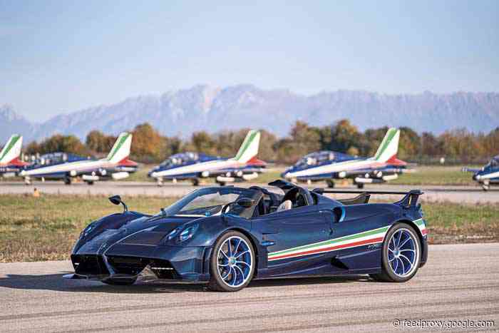 Pagani Huayra Tricolore is a tribute to the Italian Air Force