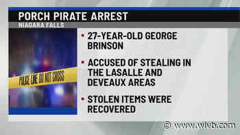 Niagara Falls police arrest man after porch pirate thefts