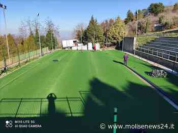 Mafalda, erba sintetica nel campo di calcetto esterno [FOTO] - Molise News 24