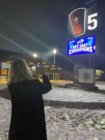 Bills fans flock to stadium after historic win