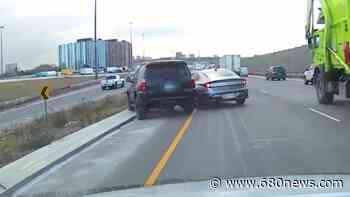 Police release shocking video of daylight shooting on busy Toronto highway - 680 News