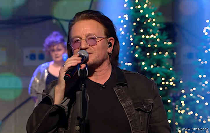 Watch U2’s Bono and The Edge cover ‘Christmas (Baby Please Come Home)’ on Irish TV