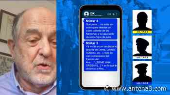José Ignacio Domínguez, teniente coronel retirado: "Lo grave no es el chat sino el intento de insubordina - Antena 3 Noticias