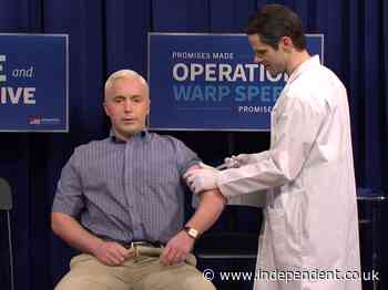 Pence mocked by SNL for getting vaccine after letting Covid ‘spread everywhere’