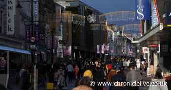 How Newcastle city centre looked on the last weekend before Christmas