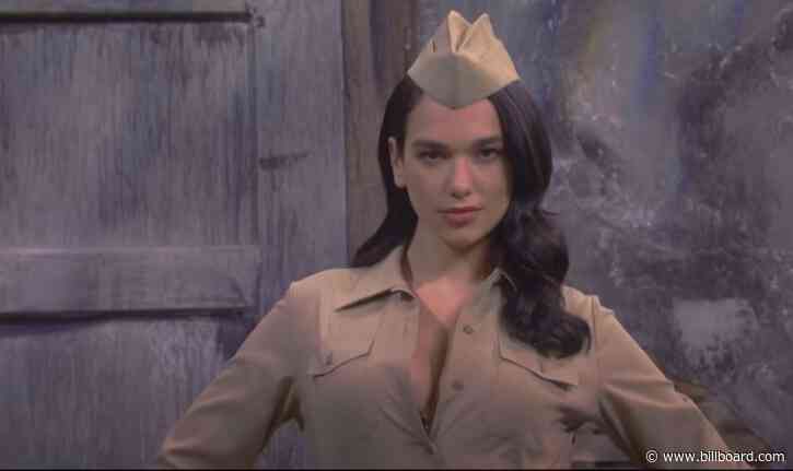 Dua Lipa Plays a Nazi-Fighting Homewrecker in ‘SNL’ WWII Musical Sketch: Watch