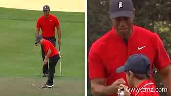 Tiger Woods' Son Charlie, Sinks Putt and Fist Pumps Like His Dad