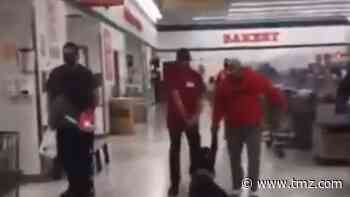 Suspected Shoplifter Dragged Through Grocery Store