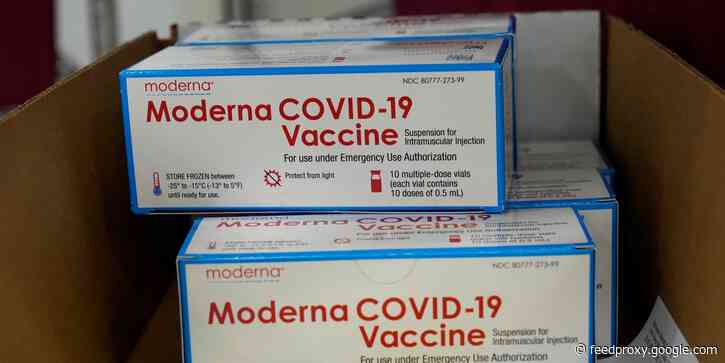 Photos show the first batches of Moderna's coronavirus vaccine being packaged and shipped across the US