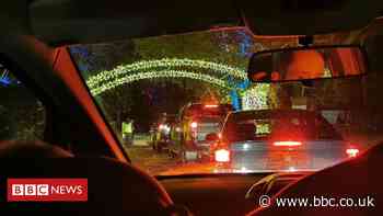Mocked drive-through Santa's grotto now 'magical'