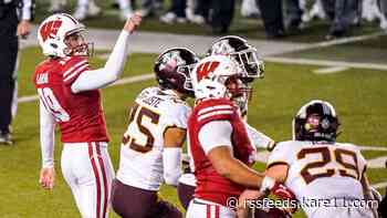 Larsh's FG lifts Wisconsin past Minnesota 20-17 in OT