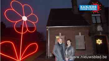 Kunstenaar Elie brengt hoop in sombere tijden met reusachtige ‘geluksbloem’: “Samen krijgen we het virus klein”