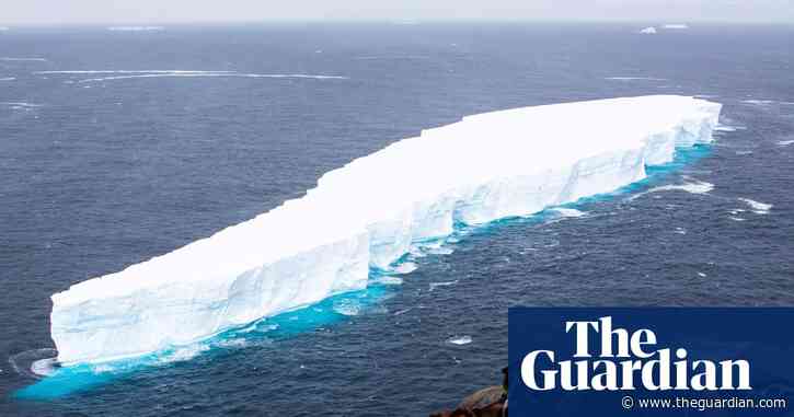 Huge Antarctic iceberg headed towards South Georgia breaks in two