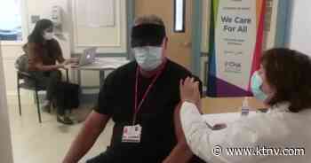 Las Vegas medical worker assisting in Boston hospital gets COVID-19 vaccine - KTNV Las Vegas