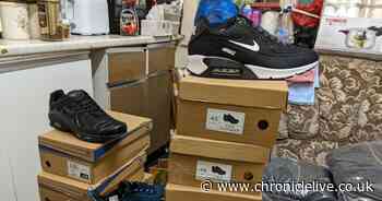 Fake clothing goods seized from Newcastle shop before being sold at Christmas