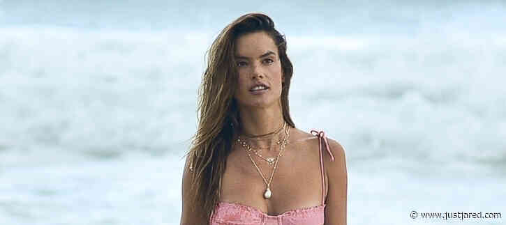 Alessandra Ambrosio Wows in Pink Bikini During Beach Trip in Brazil!
