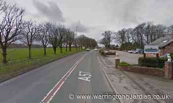Heavy traffic in Rixton due to collapsed manhole