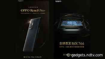 Oppo Reno 5 Pro+ Confirmed to Feature 50-Megapixel Sony IMX766 Primary Camera Sensor