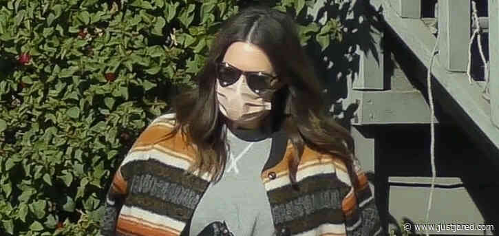 Mandy Moore Covers Up Baby Bump for Afternoon Appointment
