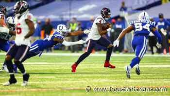The Houston Texans fell 27-20 to the Indianapolis Colts at Lucas Oil Stadium in another heartbreaker. - HoustonTexans.com
