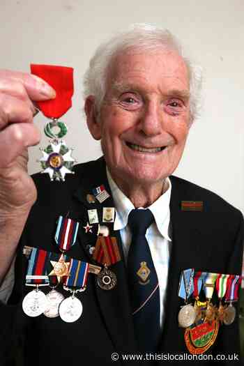 Royal Navy veteran from Loughton received France's highest honour five years ago this week