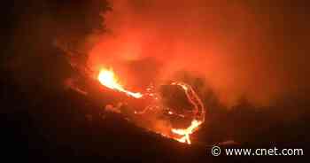 See dramatic views of Hawaii's Kilauea volcano erupting     - CNET
