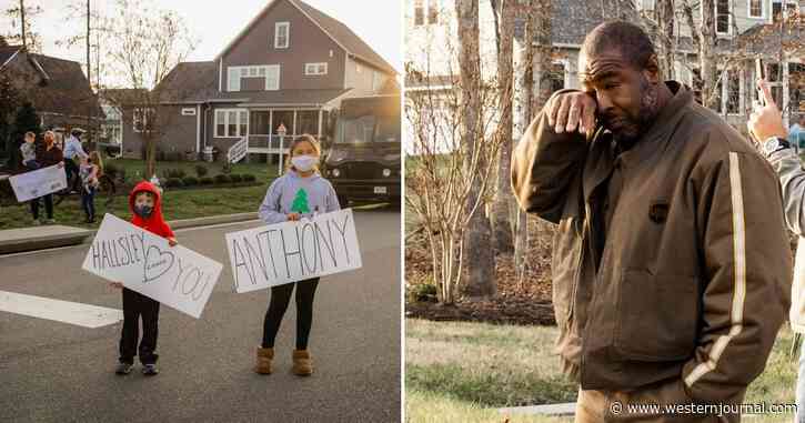UPS Driver Left in Tears When He Sees What Entire Neighborhood Had Done