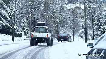 B.C. winter storm brings snow, highway closures and ferry cancellations